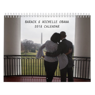 Mural Barack et Michelle 2018 - calendrier