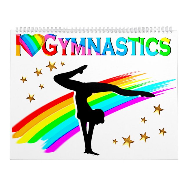 MURAL BEAU J'AIME LE CALENDRIER GYMNASTICS (Protection)