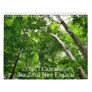 Mural Beau Nouvelle Angleterre calendrier de 2017