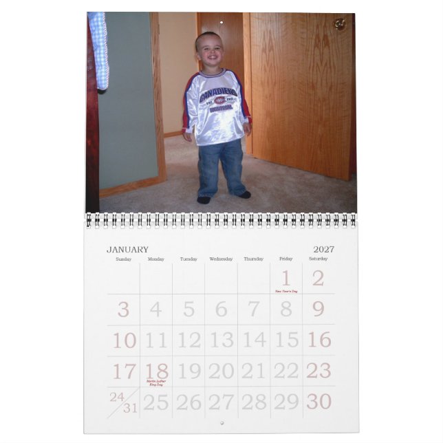 Mural Calendrier 2007 (Jan 2027)