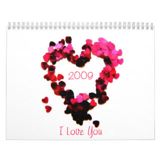 Mural Calendrier 2009, je t'aime
