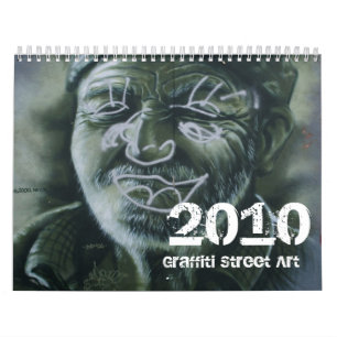 Mural Calendrier 2010 d'art de rue de graffiti