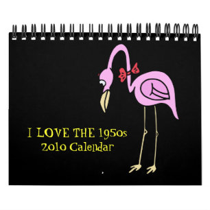 Mural Calendrier 2010 : J'AIME LES ANNÉES 1950