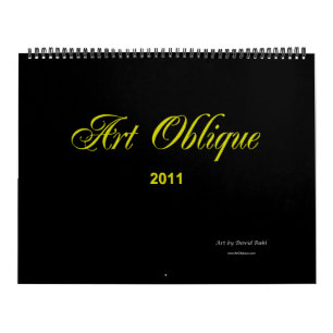 Mural Calendrier 2011 oblique d'art