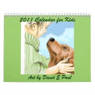 Mural Calendrier 2011 pour des enfants avec l'art par