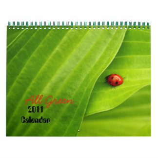 Mural Calendrier 2011 vert