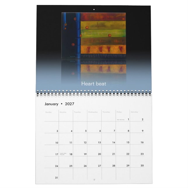 Mural Calendrier 2012 (Jan 2027)