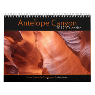 Mural Calendrier 2012 de canyon d'antilope