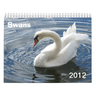 Mural Calendrier 2012 de cygne