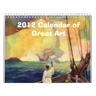 Mural Calendrier 2012 de grand art