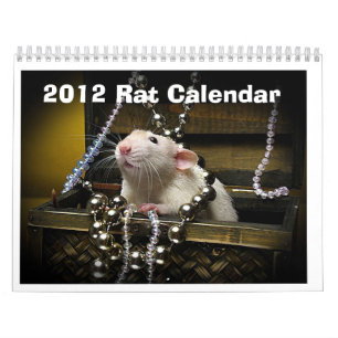 Mural calendrier 2012 de rat
