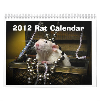 Mural calendrier 2012 de rat
