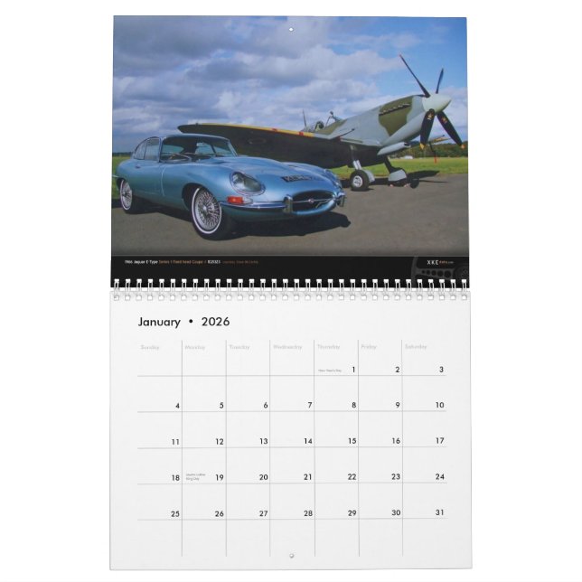 Mural Calendrier 2013 de collecte de fonds de XKEdata (Jan 2026)