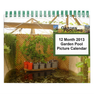 Mural Calendrier 2013 de la piscine de jardin - Petite