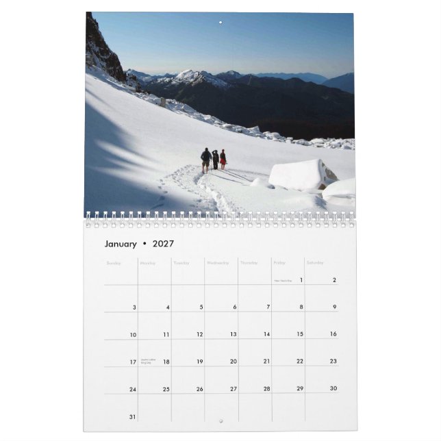 Mural Calendrier 2013 d'OutVentures (Jan 2027)