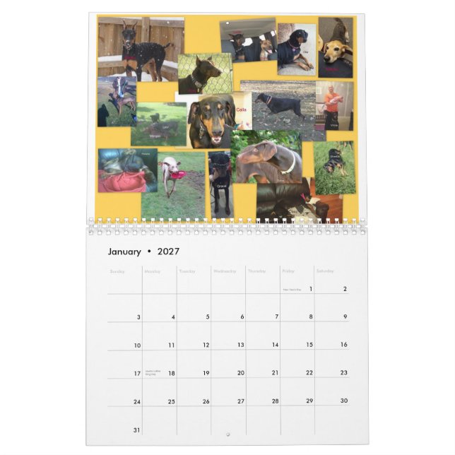 Mural Calendrier 2014 (Jan 2027)