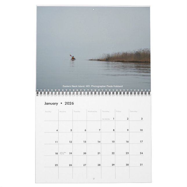Mural Calendrier 2014 d'association de Paddlers de (Jan 2026)
