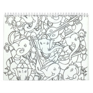 Mural Calendrier 2014 de Ganesha