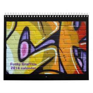 Mural Calendrier 2014 de graffiti de RÉCOMPENSE de