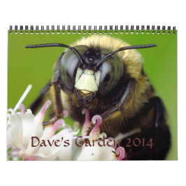 Mural Calendrier 2014 du jardin de Dave
