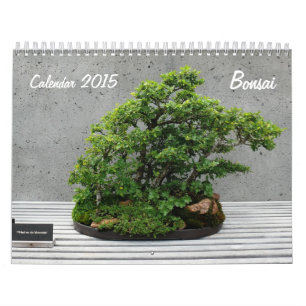 Mural Calendrier 2015 avec Bonsai