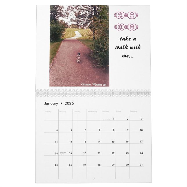 Mural Calendrier 2015 de Winston III "Pawsome " de (Jan 2026)