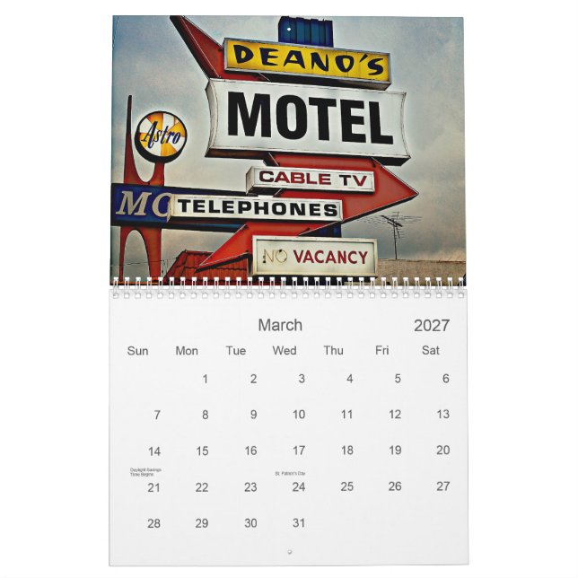 Mural Calendrier 2016 édition de signes de cru de (Mar 2027)