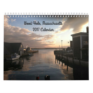 Mural Calendrier 2017 de photo de Cape Cod de trou en