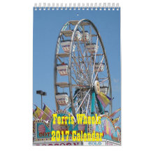 Calendrier 2017 de roues de Ferris