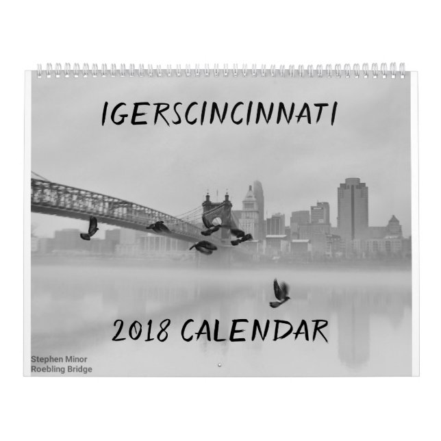 Mural Calendrier 2018 d'IgersCincinnati (Protection)
