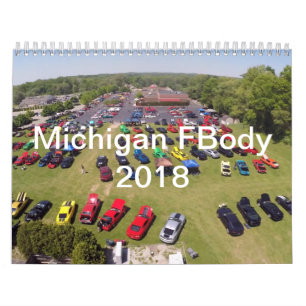 Mural Calendrier 2018 du Michigan FBody