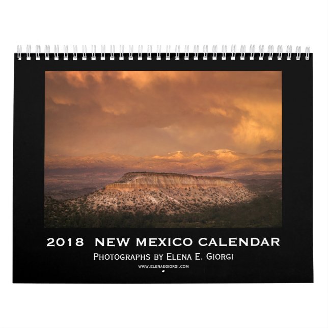 Mural Calendrier 2019 du Nouveau Mexique (Protection)
