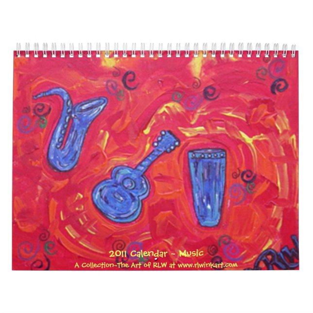 Mural Calendrier 2022 ~ Musique (Protection)