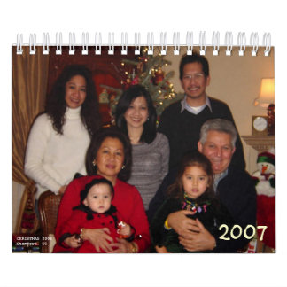 Mural calendrier 2 de famille