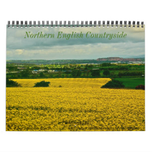 Mural Calendrier anglais du nord 2013 de campagne