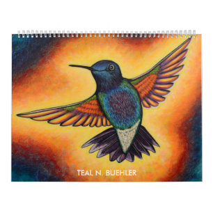 Mural Calendrier animal artistique