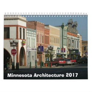 Mural Calendrier architectural du Minnesota - 2017
