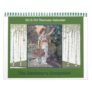 Mural Calendrier Art nouveau 2015 : Un compagnon de jard