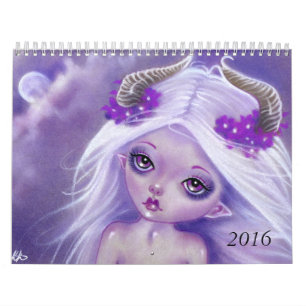 Mural Calendrier artistique Imaginaire 2016 Katerina Art