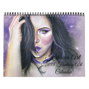 Mural Calendrier artistique Imaginaire 2018 Katerina Art