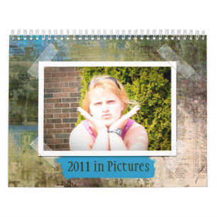 Mural Calendrier artistique personnalisé 2011 - Année en