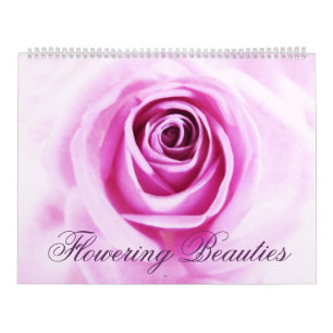 Mural Calendrier Beautés florales