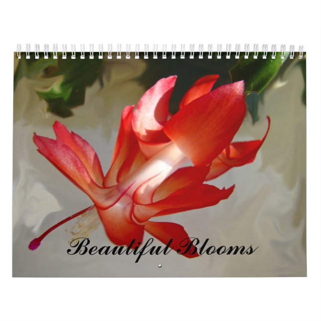 Mural Calendrier - Belles fleurs (Protection)