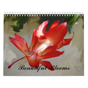 Mural Calendrier - Belles fleurs