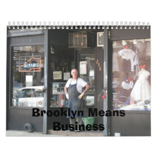 Mural Calendrier : Brooklyn signifie des affaires