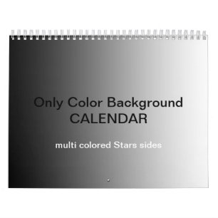 Mural Calendrier Color Backgr - étoiles multicolores