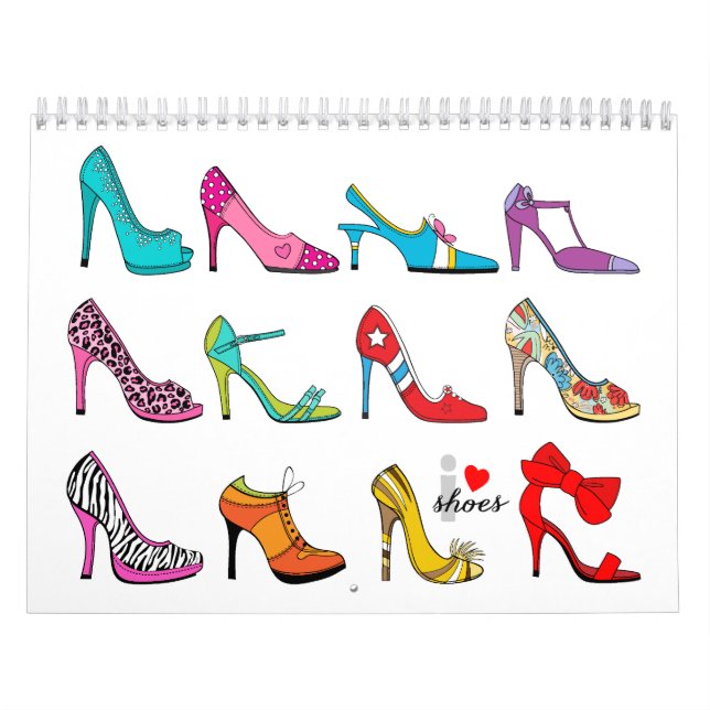 Mural Calendrier d'amant de chaussure (Protection)