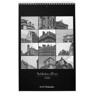 Mural Calendrier d'architecture de Paris