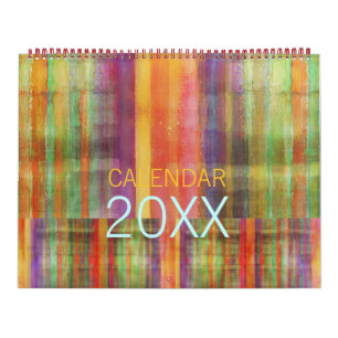 Mural Calendrier d'art contemporain Abstrait moderne