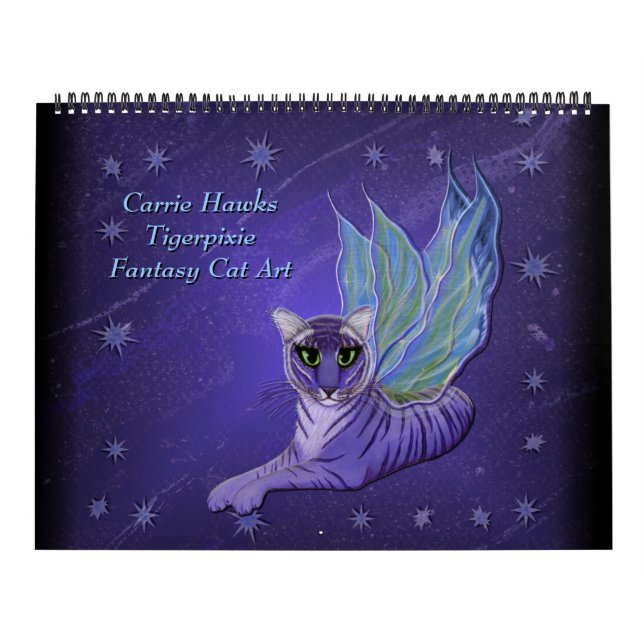 Mural Calendrier d'art de chat d'imaginaire. Chats (Protection)